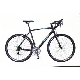 Neuzer Courier CX fekete/türkiz-piros matt 46 cm 